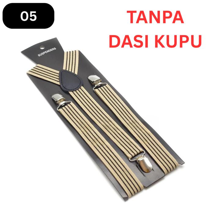 Gambar ROBB - PAKET suspender + bow tie - dasi kupu - bretel pantalon - 05, TANPA DASI KUPU dari Toko 1973 undefined Tokopedia