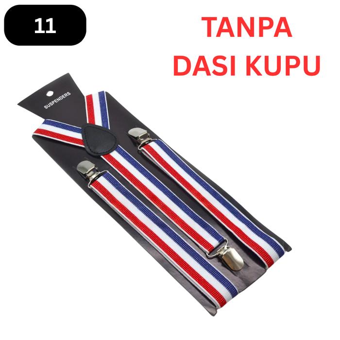 Gambar ROBB - PAKET suspender + bow tie - dasi kupu - bretel pantalon - 11, DENGAN DASI KUPU dari Toko 1973 undefined Tokopedia