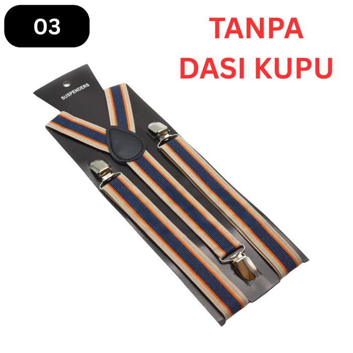 Gambar ROBB - PAKET suspender + bow tie - dasi kupu - bretel pantalon - 03, TANPA DASI KUPU dari Toko 1973 undefined Tokopedia