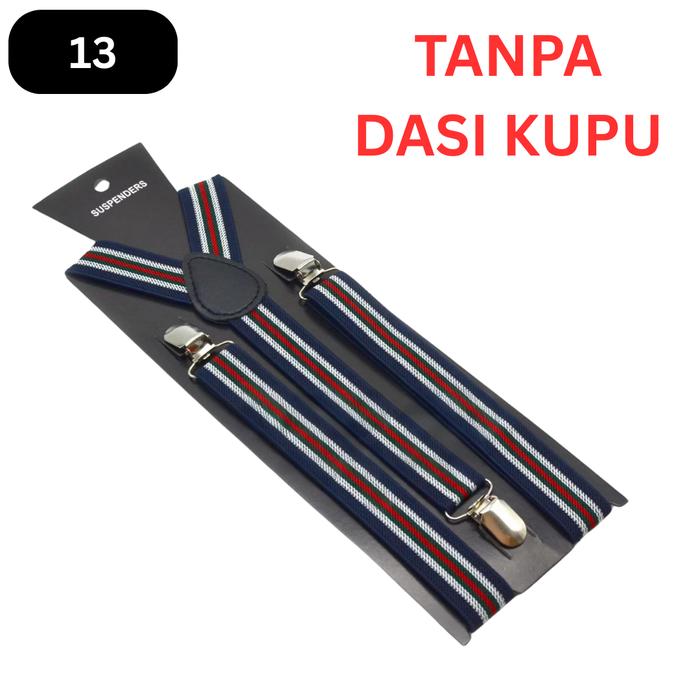 Gambar ROBB - PAKET suspender + bow tie - dasi kupu - bretel pantalon - 13, DENGAN DASI KUPU dari Toko 1973 undefined Tokopedia
