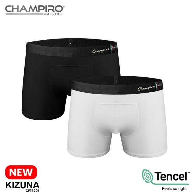 Gambar CHAMPIRO PRESTIGE Celana Dalam Pria | "KIZUNA" Premium Tencel Boxer Brief Pria isi 2 pcs - M, MIX dari Max Stylishh undefined Tokopedia