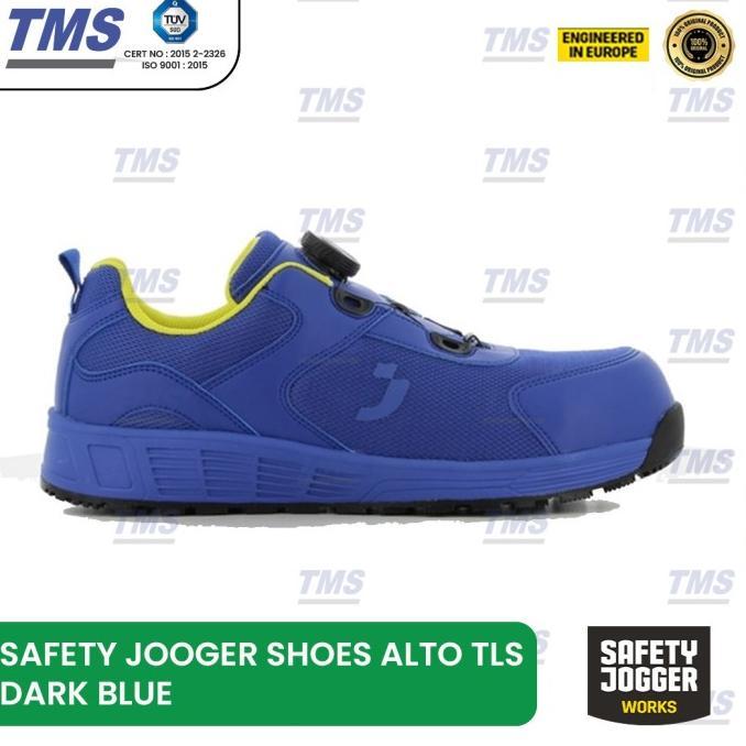 Gambar Sepatu Safety Jogger Alto TLS - Balck , Dark Blue Color - Original - BLUE, 40 dari VALVE SHOOP undefined Tokopedia