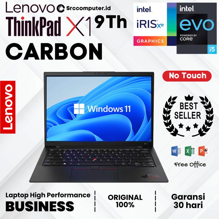 Gambar Lenovo ThinkPad X1 Carbon G9/Core i7 Gen-11-Evo/RAM 16GB/SSD 2TB/Touchscreen/Grade A - X1 G9 i5-11th, 16GB/512GB dari SRO COMPUTER undefined Tokopedia
