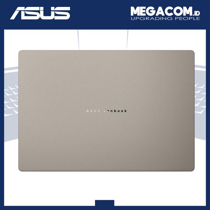 Gambar Asus Zenbook A14 OLED UX3407RA [Snapdragon X Elite X1E 78 100|RAM 32GB|SSD 512GB|Win11|OHS24+365] - ZabriskieBeige dari megacom.id undefined Tokopedia