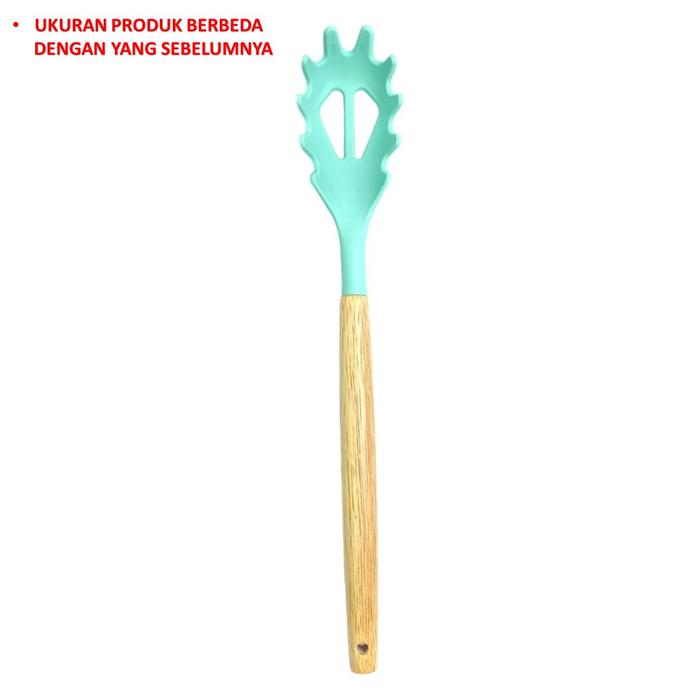 Gambar GGT Sutil Sodet Silicon Gagang Kayu Peralatan Masak Tahan Panas - PASTA TOSCA dari Gudang Grosir Terlengkap undefined Tokopedia