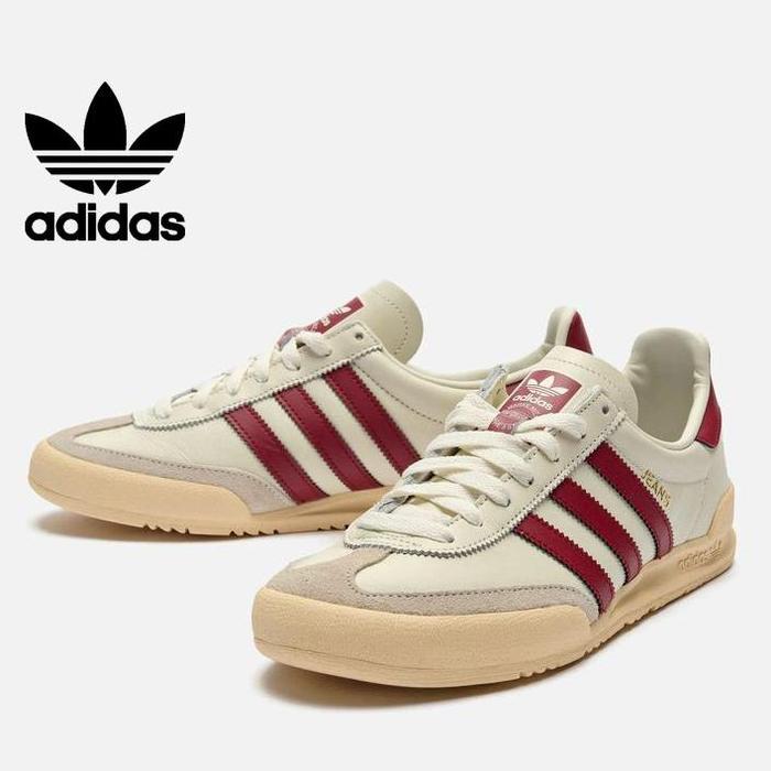 Jual JEANS PUTIH MARUN sepatu pria sneakers terbaru ADIDAS