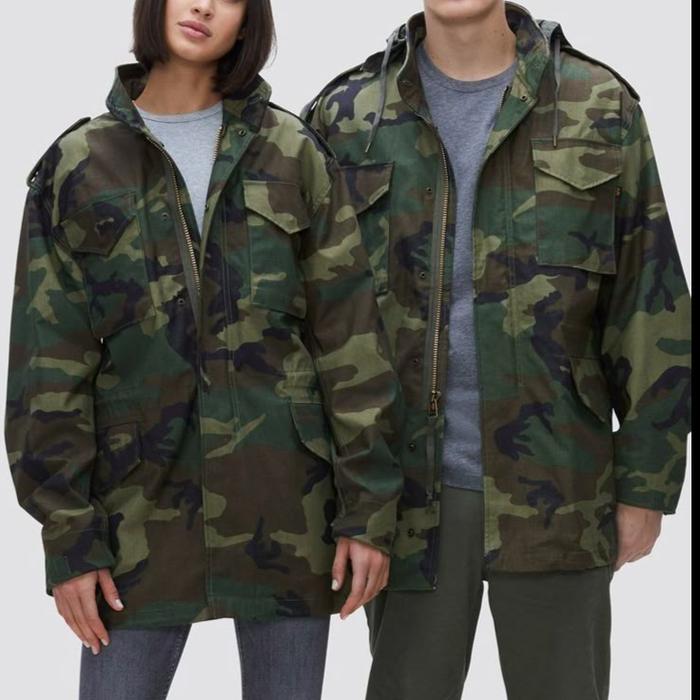 Gambar M65 US ARMY Jacket parka  Field Jacket Woodland dari 2ndkoleksiku undefined Tokopedia