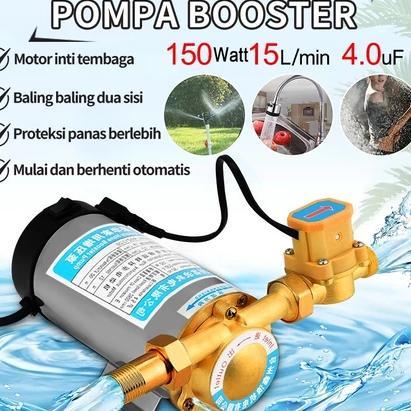 Gambar Reaim Pompa Booster Otomatis Pompa Pendorong Tekanan Air Booster Pump 100Watt Mesin Pendorong Air Shower Water Heater Booster Termurah Ready Terbaik - 150W mesin dari TORA-- undefined Tokopedia