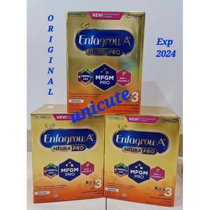 Gambar Enfagrow A+ 3 Susu Formula Original Plain Vanila 1800Gr 1800 Gram - 1800gr ORIGINAL dari Calida11 undefined Tokopedia