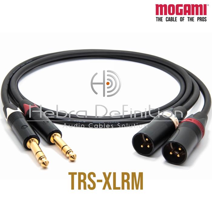 Gambar STUDIO MONITOR MOGAMI GOLD BALANCE STEREO CABLE (Pair) - TRS-XLRM, 6 Feet = 1,8m dari HebraDefinition undefined Tokopedia
