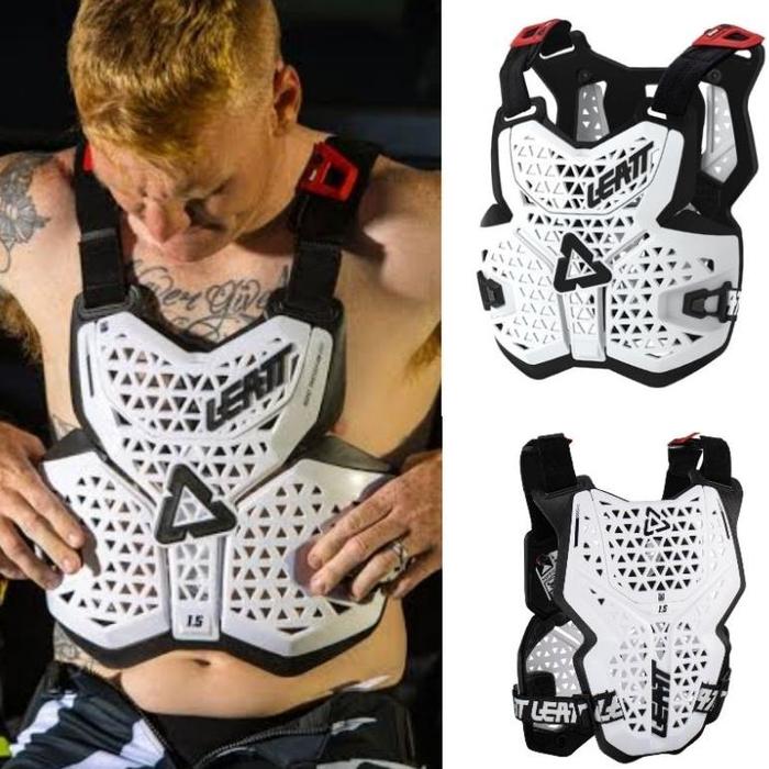Gambar LEATT GPX 1.5 BODY PROTECTOR/ PELINDUNG DADA - White dari CV Isblani Raya undefined Tokopedia