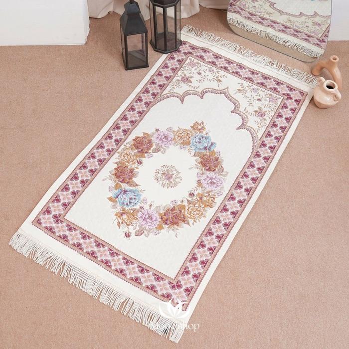 Gambar Mooeishop Sajadah Premium Mini Calla Series - Lavender dari Mooeishop_NEW undefined Tokopedia