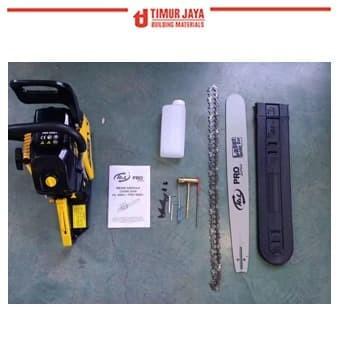 Gambar HNL Mesin Gergaji Gasoline Listrik 22 in chain saw multipro tasco - HNL dari TOKO BESI TIMUR JAYA. undefined Tokopedia