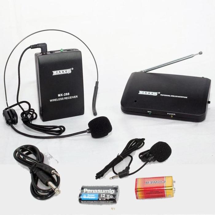 Mic Wireless Sony Sn-28 Clip On Headset Bando Suara Mantap Berkualitas  Termurah Ready Terbaik