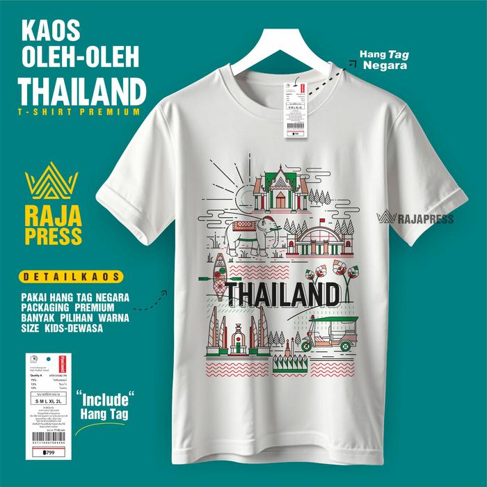Gambar Souvenir Baju Kaos oleh oleh Thailand, Bangkok Combad 30s Premium. Pakai tag label Thailand (negara asal) - GAMBAR 7, S dari rajapress13 undefined Tokopedia