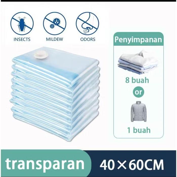 Gambar Plastik Vacuum Kantong Pakaian Travel Transparan Handroll Polos Biru Anti-air Dipakai Berulang Vacum Bag kompresi Plastik Vacum Kantong Pakaian Travel Transparan Bag Dapat Digunakan Kembali Tahan Air bag / Plastik Vacuum Baju - VCM POMPA - S dari Djakarta Galerindo Tokped undefined Tokopedia