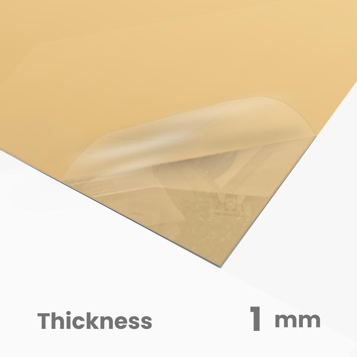 Gambar ACRYLIC MIRROR | Blessing Gold | 122 x 244 cm • Thickness 2 mm - Akrilik Cermin | | XIONCO Hardware. - 1 mm dari XIONCO Hardware undefined Tokopedia