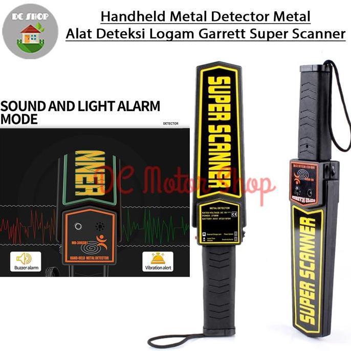 Gambar Handheld Metal Detector Metal Alat Deteksi Logam Garrett Super Scanner T_y - Tanpa Baterai dari Yantostore13 undefined 5 Tokopedia
