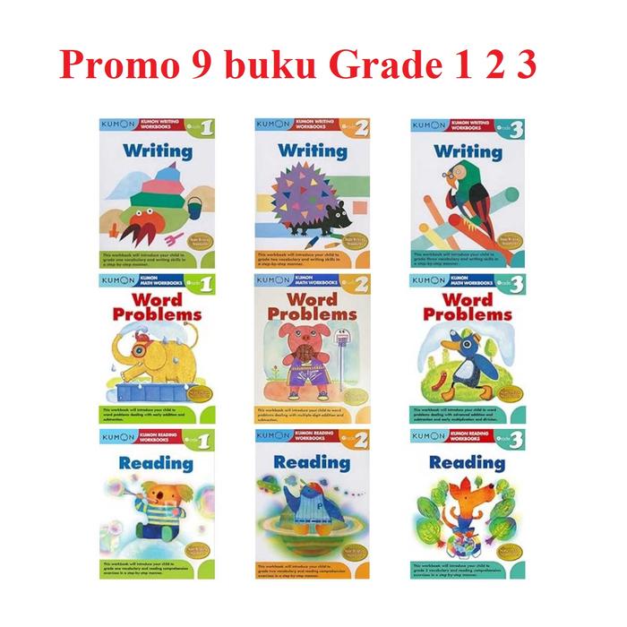 Gambar Kumon Reading Writing Mathematics Latihan Soal SD - Grade 1 2 3 dari Sahabat Buku Anak undefined Tokopedia