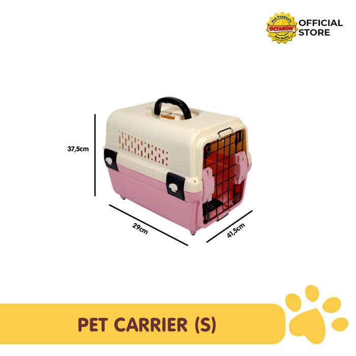 Gambar Pet Carrier Octagon Ukuran S M L | Pet Cargo Travel Kucing Anjing - S (tanpa baut) dari Octagon Pet Indonesia undefined Tokopedia