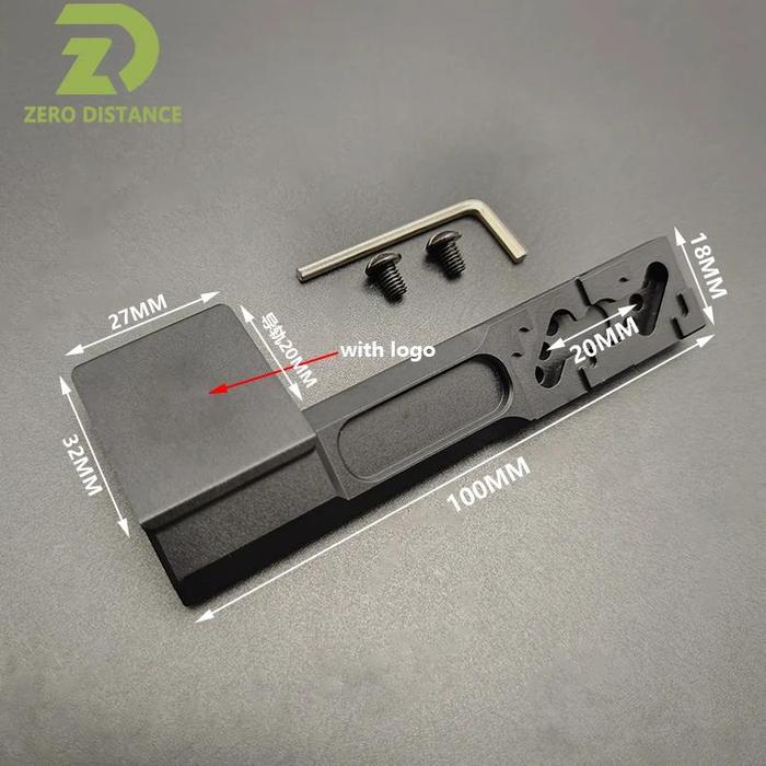 Gambar NEW MLOK 20MM RAIL THORNTAIL FLASHLIGHT MOUNT 45° OFFSET ADAPTIVE MOUNT TACTICAL M300 M600 SCOUT LIGHT BASE HUNTING LAMP ACCESSORY - B BK Long Base, CHINA dari cangcutera undefined Tokopedia