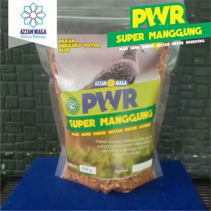 Gambar PWR Super Manggung Pakan Derkuku Puter Plus Jamu subur Uritan Untuk Breeding Berbagai Kemasan - 700 gram dari PAWIRO PETSHOP undefined Tokopedia