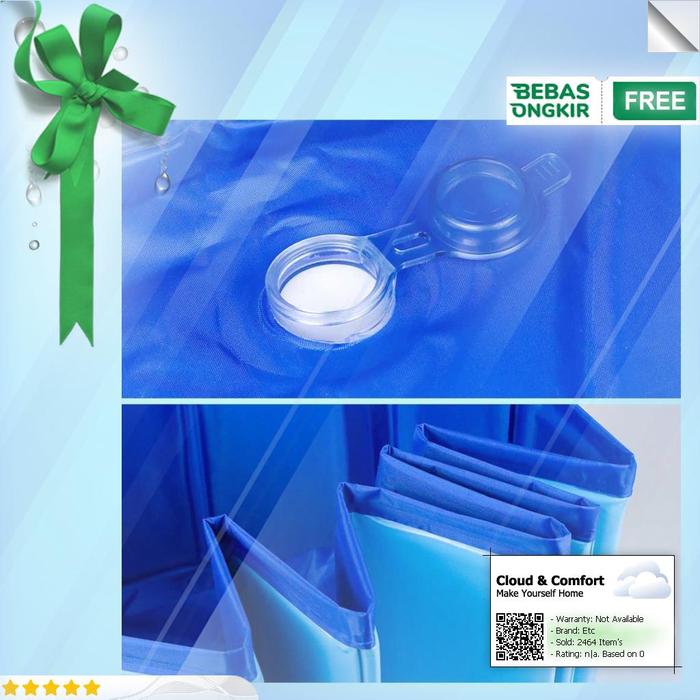 Gambar Yabstrip Kolam Renang Lipat Foldable Swimming Pool - Y007 - 60 x 20 cm Biru, Etc dari Clouds & Comfort undefined Tokopedia