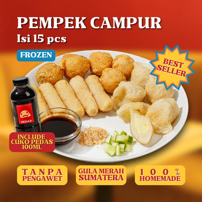 Gambar Pempek Nyuko - Pempek Campur  - Tanpa Pengawet dan Pewarna, Pempek Palembang, Empek, Mpek dari Pempek Nyuko undefined Tokopedia