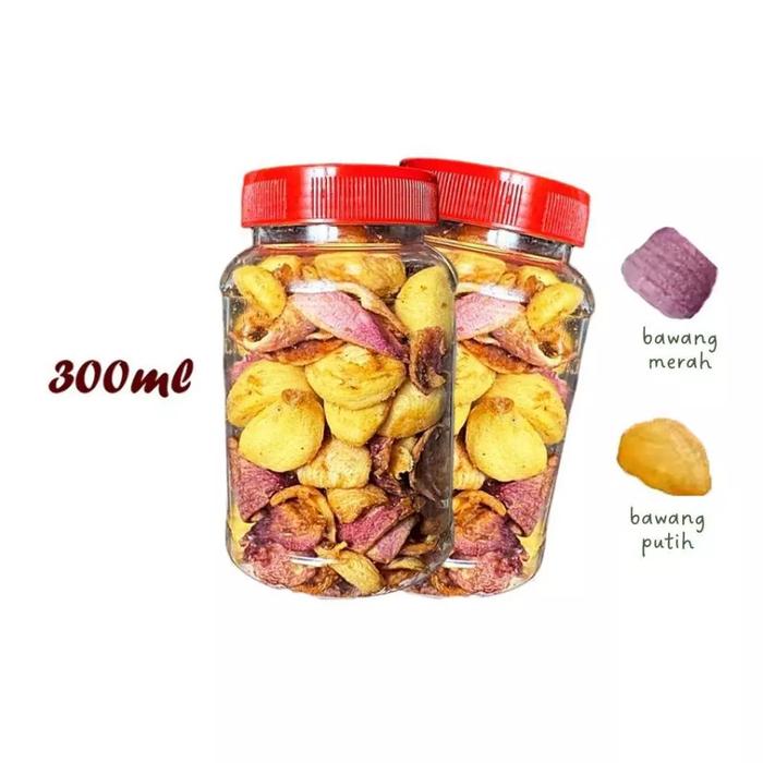 Gambar Keripik Bawang Putih Premium | Crispy Garlic | Keripik Bawang | Keripik Bawang Merah | Kerupuk Bawang | Bawang Crispy Bawang Krispi | Kerupuk Bawang | Cemilan Bawang | Snack Bawang - 300m mix bawang dari Crunchgie ID undefined Tokopedia