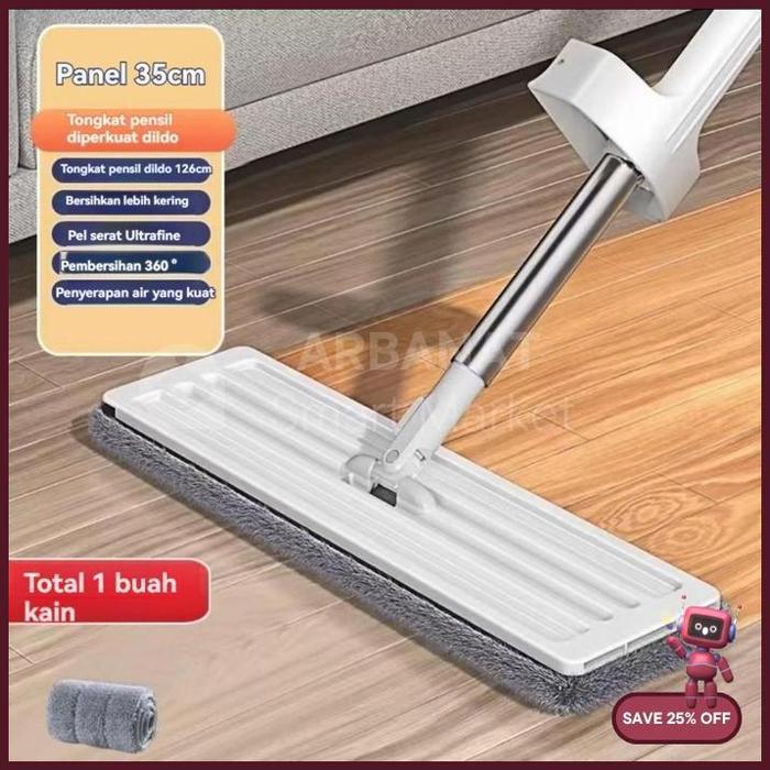 Gambar ARBNT - Window Brush Pembersih Kaca Jendela Wipper Pembersih Kaca Wiper 2In1 Alat Pembersih Kaca Jendela Lantai Meja Mobil Elastis - 54-35 WHITE dari ARBANAT MARKET undefined Tokopedia