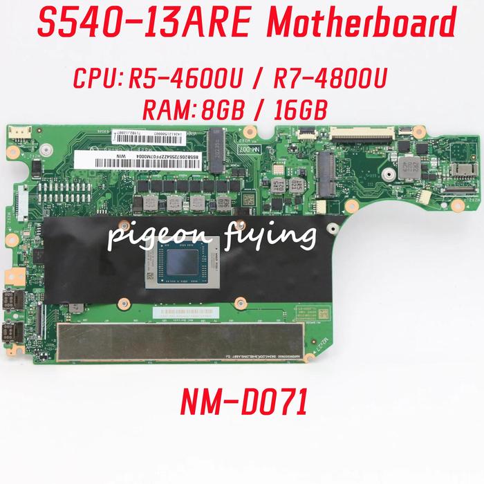 Jual NM-D071 Mainboard For Ideapad S540-13ARE Laptop Motherboard