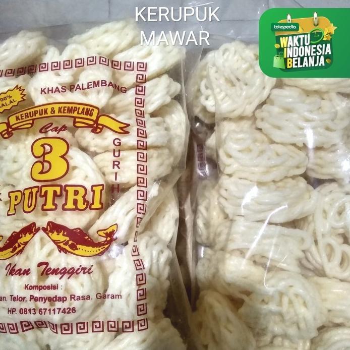 Gambar [ Cl ] Kerupuk Mawar Putih Khas Palembang 250 Grm Terlaris dari Belanja Elite undefined Tokopedia
