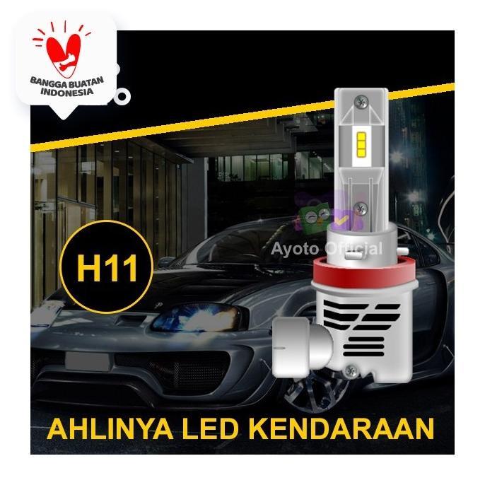 Gambar Spesial Lampu Mobil Led Ayoto H11 6000K, 35W+35W, 10.000 Lumens, Pnp - Putih, 1 Pc dari hadshoper undefined Tokopedia