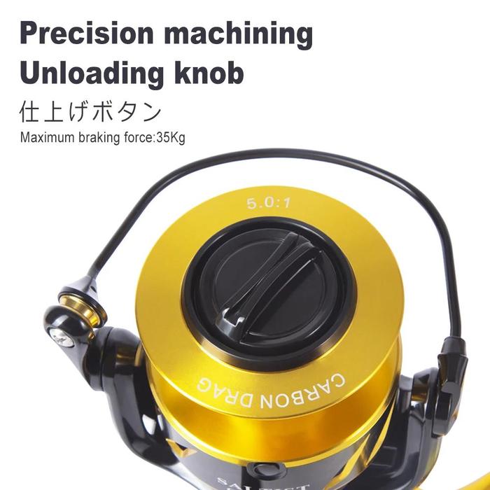 Jual LP002 Lurekiller Saltist Fishing Reel 9+1bb Fishing Spinning