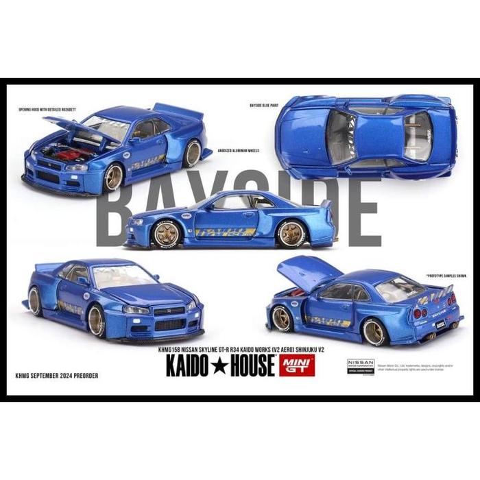 Gambar Terlaris KHMG158 - Mini GT Kaido House Nissan Skyline GTR(R-34) Kaido Works (V2 Aero) SHINJUKU V2 Best Seller - DP dari Toko wijaya78 undefined Tokopedia