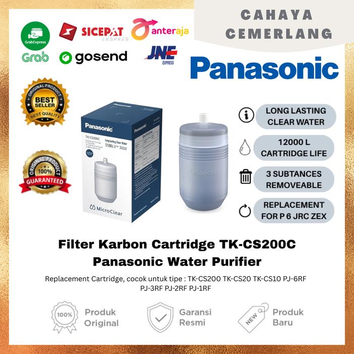Gambar Filter Karbon Cartridge P-6JRC Panasonic Water Purifier Asli dan Baru - Tdk di bubble dari Cahaya Cemerlang 61 undefined Tokopedia