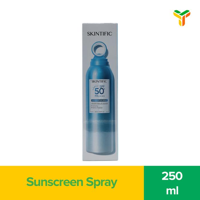 Gambar Skintific Outdoor Sunscreen Spray Spf 50 250Ml dari Yogya Online undefined Tokopedia