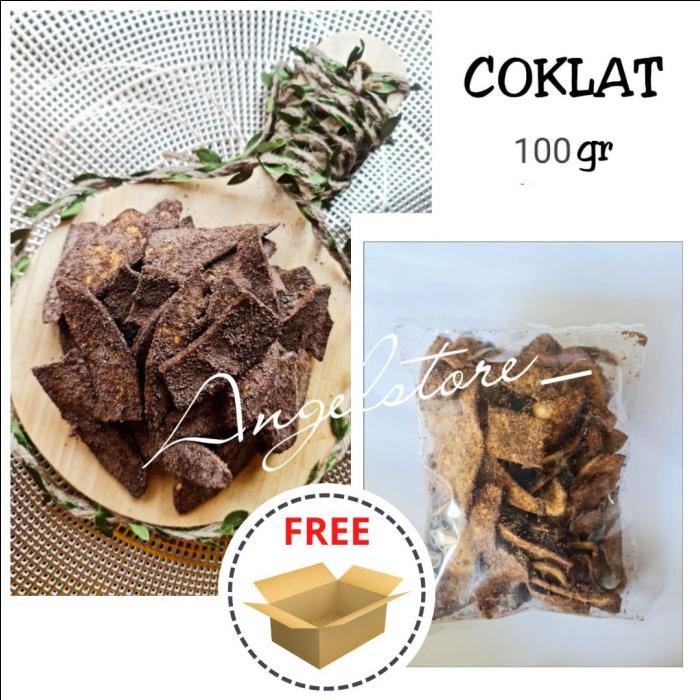 Gambar Keripik Pisang Coklat Kepok 100gr aneka rasa Asli Lampung - Asin, 50 gr dari KEMPLANG ANGO undefined Tokopedia