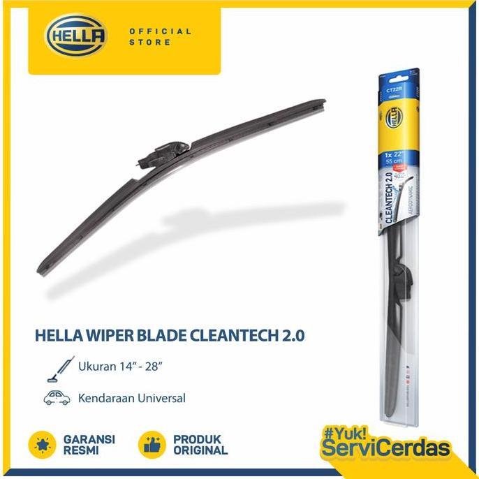 Gambar Spesial Wiper Mobil Hella Blade Cleantech 2.0 (Uk. 14"-28") Per Pcs - 24" dari hadshoper undefined Tokopedia