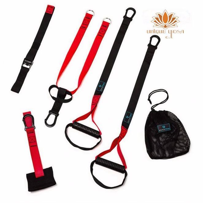 Gambar Power Suspension Training Pro / Resistance Exercise Belt / Resistance Excercise Pro 5 / Alat Olahraga / TRX PRO P5 ( TRX SUSPENSION TRAINER ) / Alat Fitness / TRX Tali Stretching Yoga Fitness Gym Power Rope bn22 - Merah dari Qmallstore undefined Tokopedia