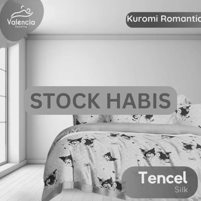 Gambar VALENCIA - Sprei Set - TENCEL Sutera Organik Size 100x200 / 120x200 / 160x200 / 180x200 / 200x200 Tinggi 40 cm - kuromi romantic, 100x200 Single dari Shining Shinee undefined Tokopedia