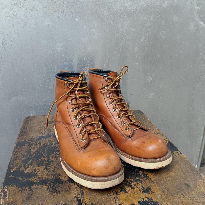 Brown Redwing 2904 Red Wing Boots 2904 Lineman Genuine Leather