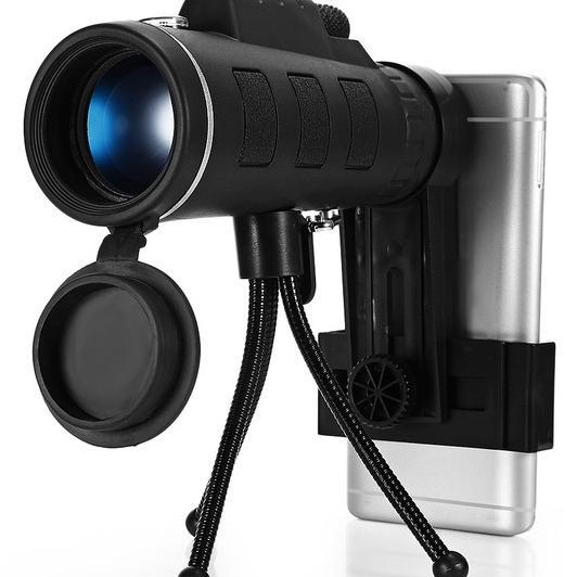 Gambar Teropong Monokular Smartphone Hiqh Quality 40 X 60 - Lensa Tele Zoom Hd Untuk Smartphone - Moge Kl1040 Terbaru Terlaris Terbaik - Tripod Hitam dari interface48 undefined Tokopedia