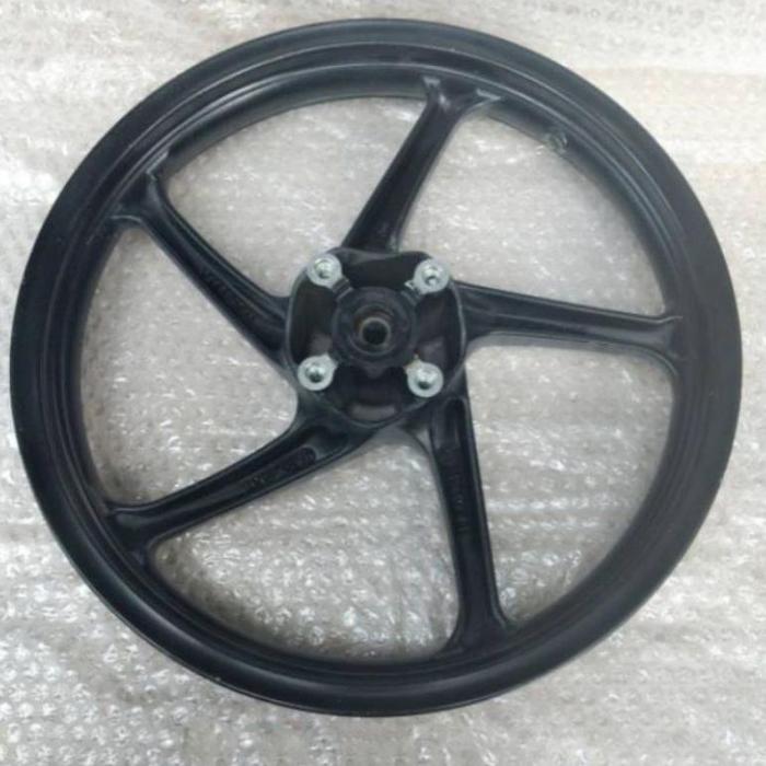 Gambar Velg pelek pelg Racing honda vario 110 karbu vario fi 110 Beat karbu scoopy karbu original lepasan motor - Depan, Hitam dari renggars undefined Tokopedia