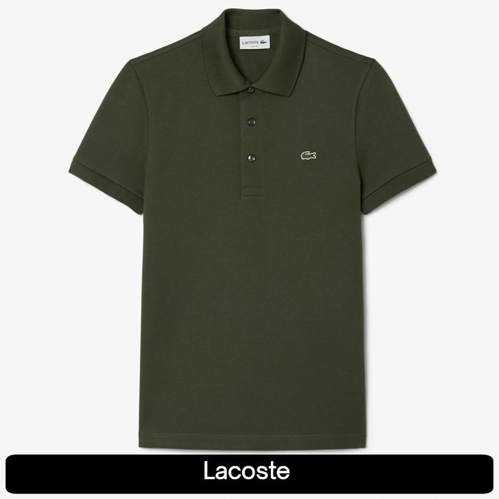 Jual Lacoste Men's Slim Fit Stretch Piqué Polo Shirt Kaos Polo