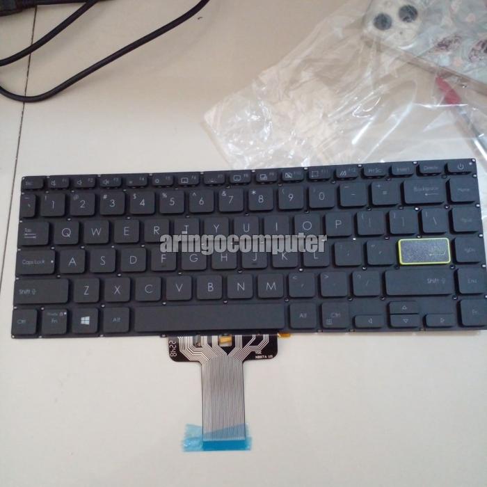 Gambar NBPart (Keyboard) Asus A413/M413/E410 BLACK BACKLIGHT dari Aringo Computer Samarinda undefined Tokopedia