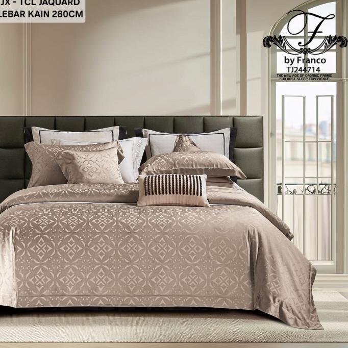 Gambar Sprei Tencel Sutra Organik Jacquard 120x200 sd 200x200cm TJ150 - 180x200, 30cm dari Shining Shinee undefined Tokopedia