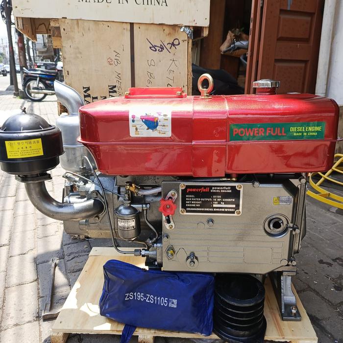 Gambar Mesin Diesel S1100 16 Hp Powerfull/Mesin Penggerak dari Baja Diesel undefined Tokopedia