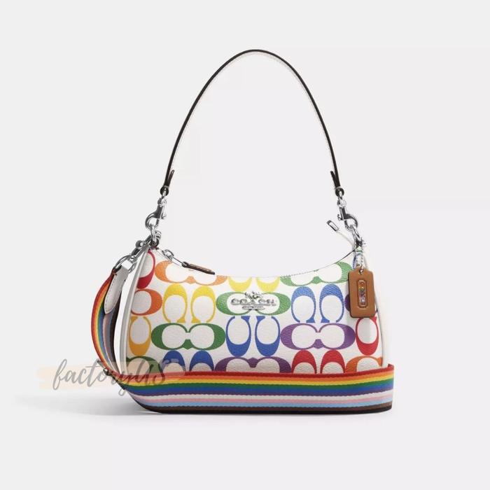 Jual Tas Wanita Teri Shoulder Bag Sling Bag In Rainbow Signature