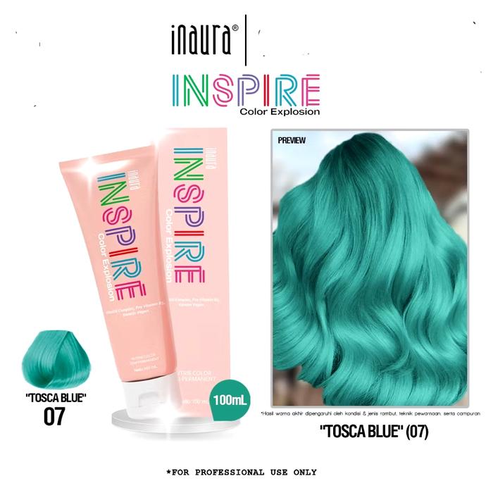 Gambar INAURA INSPIRE HAIR COLOR 100ML - Tosca Blue dari Yogyakarta Beauty Center undefined Tokopedia